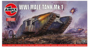 Vintage Classics British WWI Male Tank Mk.I (1:76 Scale)