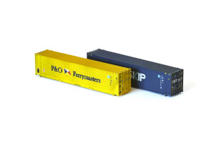 45ft Hi-Cube Container Pack (2) P&O/Samskip Weathered