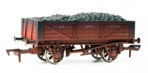 4 Plank Wagon B W Co. Weathered