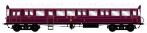 Autocoach GWR Lined Crimson 37