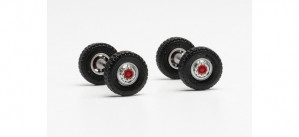Front Axles with 11.00 x 20 Road Tyres (2)