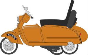 Scooter & Sidecar Orange