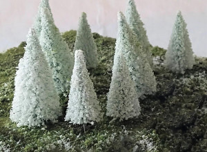 #D# Snow Covered Dense Pine Trees 50mm (12)
