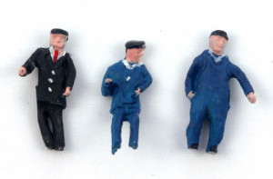 Locomotive Crew (3) Figure Set