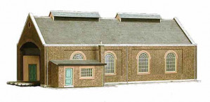 Two Track Engine Shed Card Kit