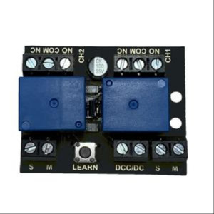 Twin Channel Relay Controller for DC/DCC