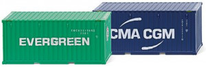 20' Container Set Evergreen/CMA-CGM